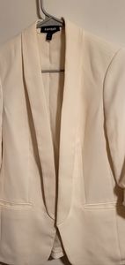 Express Ruched sleeve Boyfriend Blazer